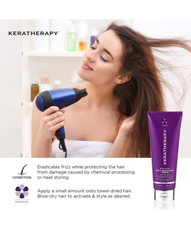 KERATHERAPY Keratin Infused Volumizing Styling Foam 6 fl. oz. - Nourishing Hair Mousse with Sunflower, Linseed, and Olive Oils - Buy Online on GoSupps.com