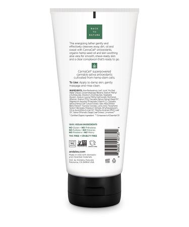 Andalou Naturals Men Refreshing Face Wash with CannaCell - 6 Fl Oz - Buy Online on GoSupps.com