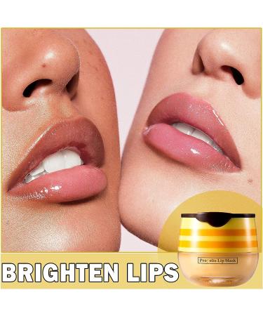 Bee Balm Lip Care Set: Honey Lip Mask & Exfoliating Balm for Silky Smooth Lips - Buy Online on GoSupps.com