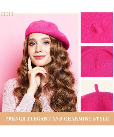 Elegant Women Wool Beret Hat - 15 Pieces Winter French Artist Beret Cap for Girls - Buy Online on GoSupps.com