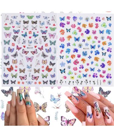 AddFavor 200pcs Long Ballerina Coffin Press On Nails with Chunky Glitter and Sticker Decals - Acrylic Fake Nails for Women and Teen Girls - Buy Online on GoSupps.com
