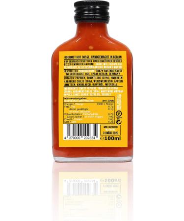 Crazy Bastard Sauce Habanero and Tomatillo - Buy Online on GoSupps.com
