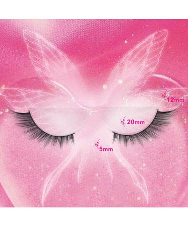 ALICROWN A- Angel Wing Half Lashes - Natural Look Wispy Fake Eyelashes - Cat Fox Eye Mink 3/4 Corner Lashes - 7 Pairs - Buy Online on GoSupps.com
