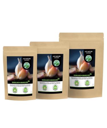 100% Natural Granulated Garlic 500g - Vegan Additive-Free Garlic Granulate for Flavorful Cooking - Buy Online on GoSupps.com