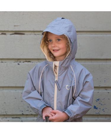 Hippychick Waterproof All In One Rainsuit for Kids 18-24 Months - Grey - Buy Online on GoSupps.com