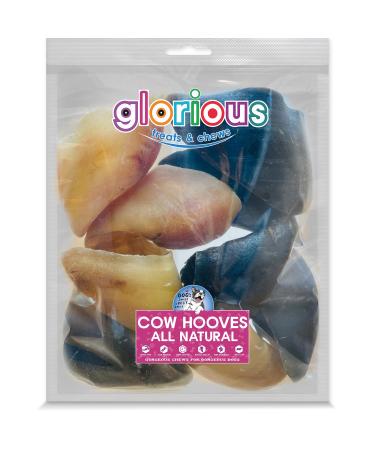 All Natural Cow Hooves for Dogs: British Long-Lasting Chew Treats for Improved Dental Health Anxiety Relief and Effective Training - Ideal Dog Treats for Healthy Gums and Teeth 10 count (Pack of 1)