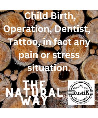 RustiK Pear Wood Labour/Birthing Comb Set for Natural Pain Relief and Stress Situations - Buy Online on GoSupps.com