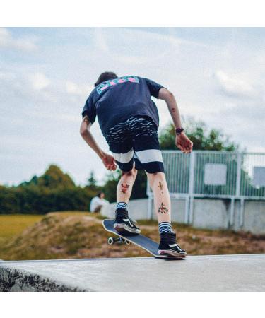 Old School Temporary Tattoo Set by Tatsy - Vintage Party Fun Fake Tattoos for Men and Women - Buy Online on GoSupps.com