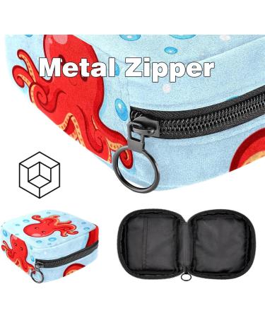 Sweet Octopus Women's Binding Pocket & Large Menstrual Cup Cylinder - Multi-Colored Bags Panty Lores & Tampons for Girls & Women - Buy Online on GoSupps.com