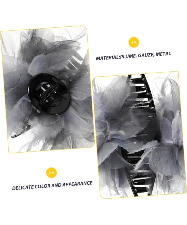 Ipetboom Large Hair Clips Pearl Organza Flower Hair Clip Hair Barrettes Hair Clips Hair Accessories Tiara Hair Pin Large Clips for Hair Womens Hairpin Back of Head Big Hairpin Miss Metal - Buy Online on GoSupps.com