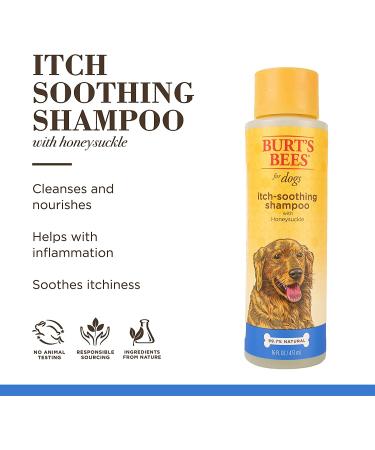 Burt's Bees Dog Itch Soothing Shampoo & Spray - Honeysuckle, 16 oz | Anti-Itch Pet Grooming Supplies - Buy Online on GoSupps.com