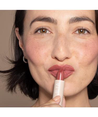 ILIA Color Block Lipstick | Marsala (Neutral Brown) 0.14 oz | Vegan, Cruelty-Free & Clean Beauty - Buy Online on GoSupps.com