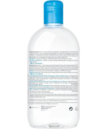 Bioderma Hydrabio H2O 250ml - Gentle Cleansing & Moisturising Micellar Water for Dehydrated Skin - Buy Online on GoSupps.com