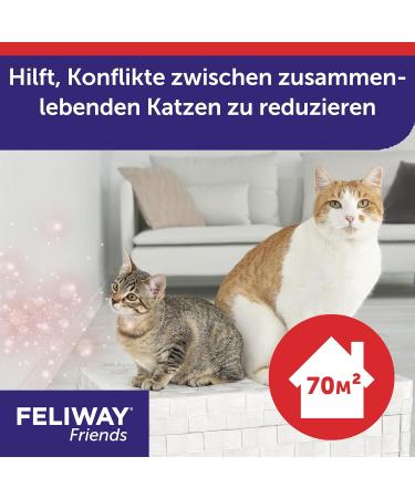 Feliway Friends Benefit Package - Reduce Cat Conflict & Promote Harmony | Shop Now for International Shipping - Buy Online on GoSupps.com