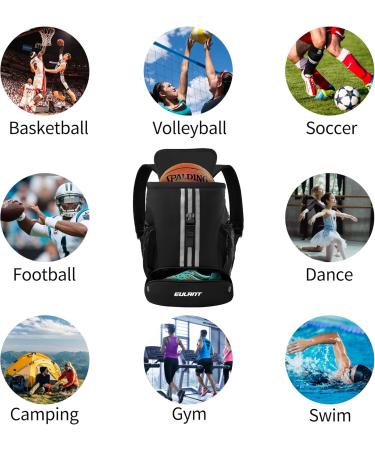 Eulant Waterproof Multifunction Football Backpack with Shoe Compartment - Ideal for Sports Camping Beach & Yoga - Dry Wet Separation - Buy Online on GoSupps.com