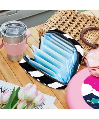 Portable Women's Menstrual Cup & Tampon Bags | Triangular Multi-Colored | Ideal for Teens - Buy Online on GoSupps.com