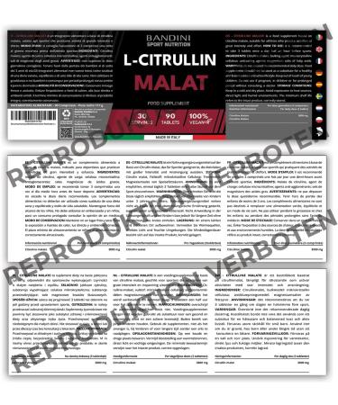 Buy Bandini L-Citrulline Malate 2:1 - 3000mg Vegan Pre-Workout Tablets | High Dose Citrulline for Muscle Building | 90 Lab-Tested Additive-Free Tabs - Buy Online on GoSupps.com