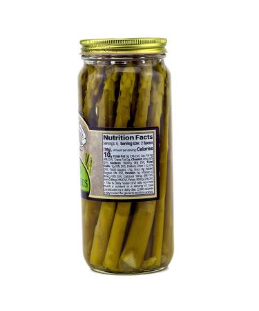 Amish Wedding Foods Pickled Asparagus 16 oz - Pack of 2 | Delicious and Fresh - Buy Online on GoSupps.com
