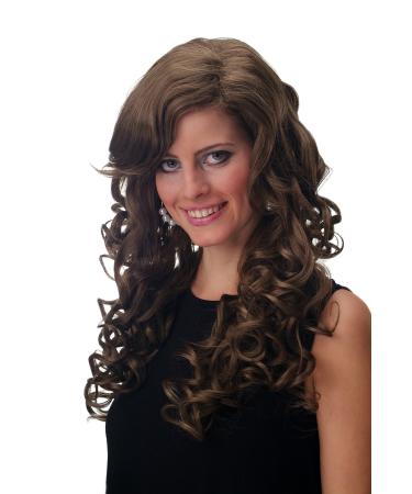 WIG ME UP - F2331-10/16 wig ladies wig great lush curls very long parting brown-blonde mix