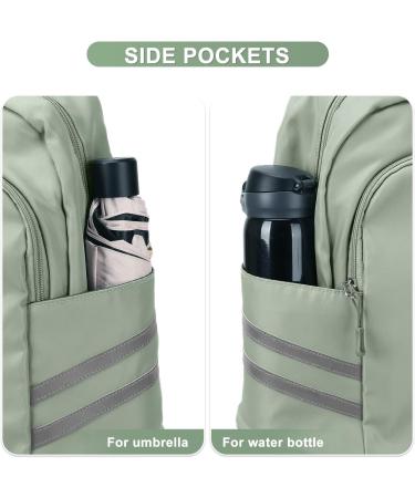 Coofay Women's Waterproof Gym Backpack with Shoe Compartment - Light Green - Buy Online on GoSupps.com
