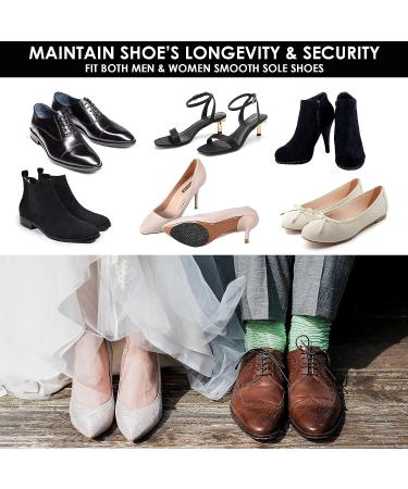 6 Pairs Black Dot Shoe Sole Protectors - Non Slip Pads for Shoes - Buy Online on GoSupps.com