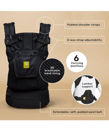 LILLEbaby Complete Airflow 6-in-1 Grey/Silver Carrier for Newborns to Toddlers - Buy Online on GoSupps.com