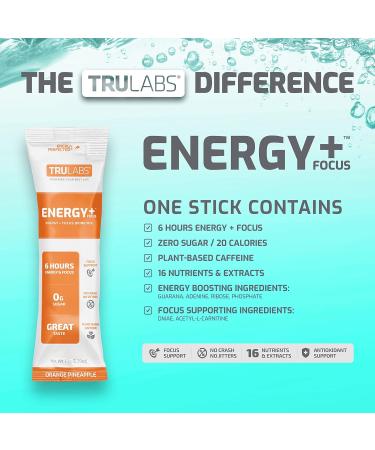 TRULABS Endurance Energy Focus Drink Mix - Orange Pineapple | International Shipping - Buy Online on GoSupps.com