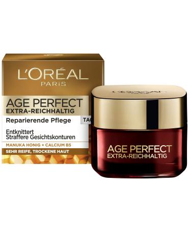 L'Or al Paris day care Age Perfect Extra-rich anti-aging facial care gnawing and tightening for very ripe and dry skin with manuka honey and calcium B5 50ml 50 ml (1 Pack) day