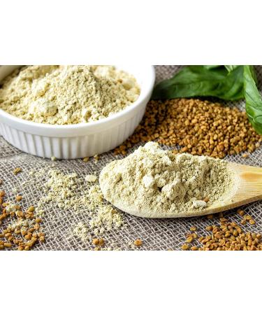 Fenugreek Powder 1 lb - Non-GMO, Kosher, Vegan, Rich in Fiber & Iron - Ideal for Spice Blends, Curries, Chutneys, and Smoothies - Buy Online on GoSupps.com