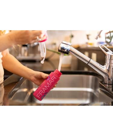 Framar Continuous Spray Bottle - Premium Pink Water Spray Bottle for Hair Curly Hair & Hair Mist - Ideal for Hydration & Styling - Buy Online on GoSupps.com