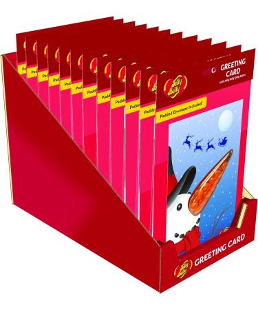 Jelly Belly - Snowman Greeting Card with Tangerine 28g x 12 - Buy Online on GoSupps.com