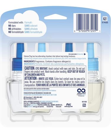 Febreze Plug in Air Fresheners Heavy Duty Crisp Clean Odor Eliminator Refill (2 Count) 0.87 Fl Oz - Buy Online on GoSupps.com