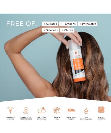 DS Laboratories Revita Shampoo for Men and Women - Volumizing Sulfate-Free Formula with Niacinamide, DHT Blocker, Biotin, Ginseng, and Taurine - 205ml - Buy Online on GoSupps.com