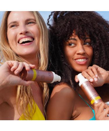 FR Bronze Me SPF 50 Tinted Mineral Sunscreen for Face & Body, Instant Shimmery Tan, Multitasking Self-Tanner & Skincare, Reef-Safe, Vegan - Buy Online on GoSupps.com