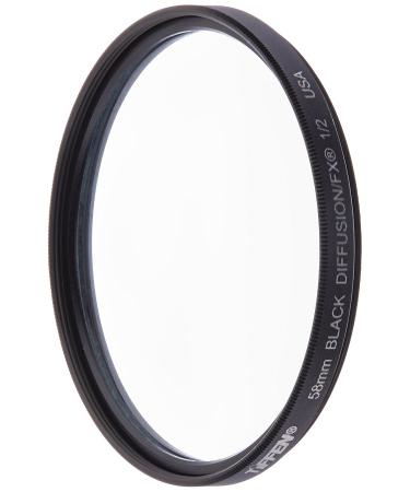 Tiffen 58BDFX12 58mm Black Diffusion 1/2 Filter