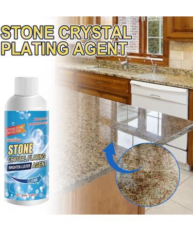 Stone Crystal Plating Agent Stone Stain Remover Cleaner Stone Nano Crystal-Plating Agent Stone Crystal Plating Brighten Luster Agent Marble Stain Remover (1 Set) - Buy Online on GoSupps.com