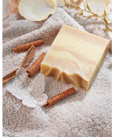 Handmade Organic Soap Bars | Palm Oil Free Cold Pressed Fragrance Free | 3.5 oz Natural Body Soap for Men & Women - Argan Lavender Tea Tree Cinnamon Rosemary - Buy Online on GoSupps.com