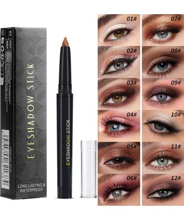 Scnvsi Eyeshadow Stick Delicate Eye Pencil Waterproof and Easy to Apply Enhancing Your Eye Makeup - Buy Online on GoSupps.com