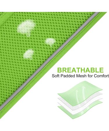 Joyal Dog Harness - Reflective Soft Padded & Air-Mesh for Small & Medium Dogs | Green M (42-47cm) - Buy Online on GoSupps.com