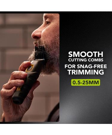 Wahl Extreme Grip 7-in-1 Multigroomer for Men - Beard Trimmer, Nose Hair Trimmer, Body Shaver, Stubble Trimmers, Male Grooming Set - Buy Online on GoSupps.com