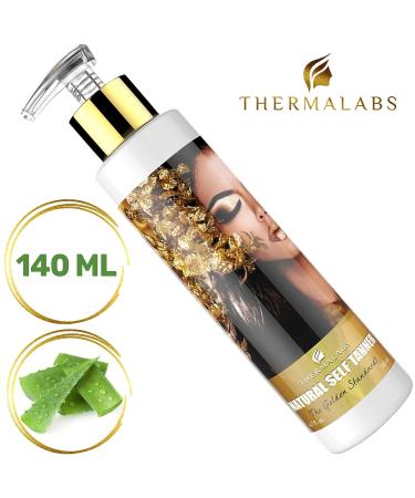 Organic Self Tanner for Flawless Dark Skin | Thermalabs Dark Fake Tan | Self Tanning Lotion for Face & Body - 4.7 oz - Buy Online on GoSupps.com