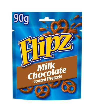 Flipz Milk Chocolate Coated Pretzel Snacks 90 g (Pack of 1)