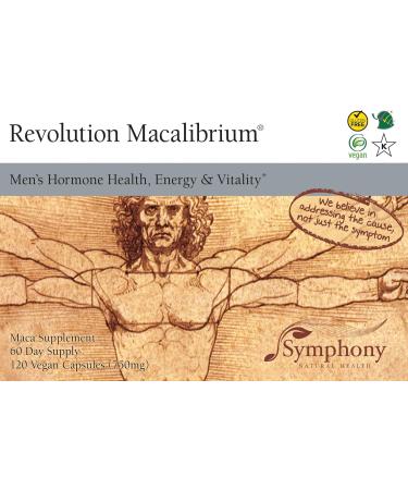 Revolution Macalibrium - Natural Gelatinized Maca Supplement for Men's Hormone Health Energy & Strength - 240 Vegan Capsules (120-Day Supply - Buy Online on GoSupps.com