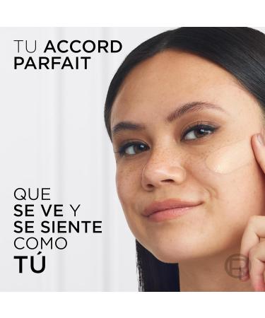  L'Oreal Paris L'Or al Paris Accord Parfait Foundation - 4.N - Natural Coverage Foundation with Hyaluronic Acid & SPF 15-30ml - Buy Online on GoSupps.com