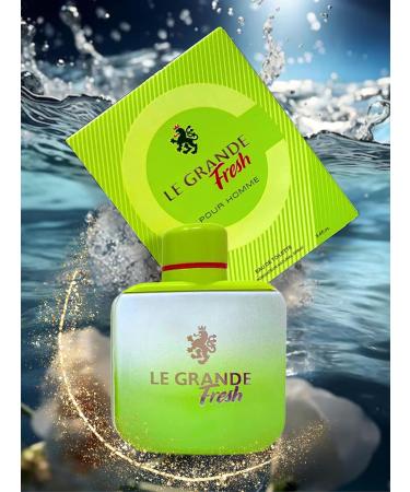 LE GRANDE FRESH POUR HOMME EAU DE TOILETTE 3.4 FL. Oz. Fresh and sparkling men's fragrance. - Buy Online on GoSupps.com