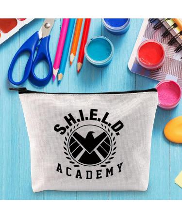 Levlo Agent Shield TV Show Cosmetic Bag | Shield Academy Make-Up Zip Pocket | Perfect Gift for Shield Fans & Girls - Buy Online on GoSupps.com