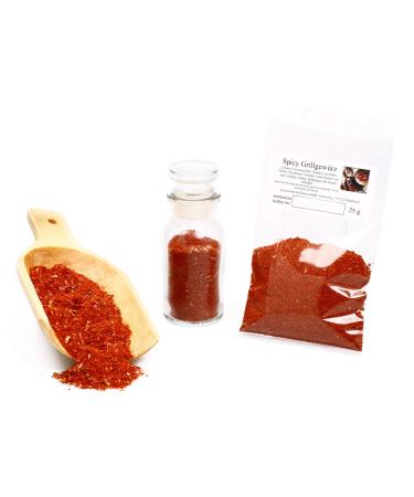 Feine W rze Spicy Extra Sharp BBQ Spices for Meat Fish & Chicken Grilling | Marinades & Sauces | 25g