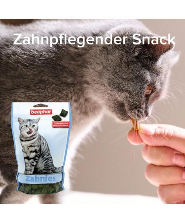 BEAPHAR Zahnies for Cats - Dental Care Treats | Fresh Breath & Health Support | 150g - International Shipping Available - Buy Online on GoSupps.com