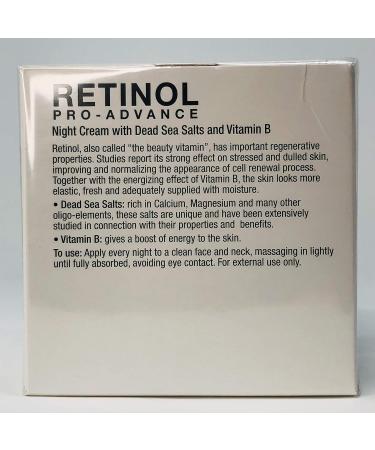 Delfanti Milano Retinol Pro-Advance Night Cream - Dead Sea Minerals & Vitamin B | Made in Italy - International Shipping Available - Buy Online on GoSupps.com