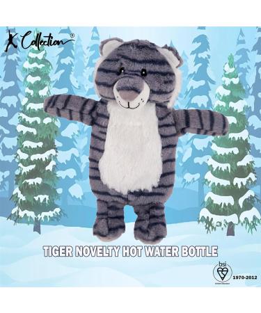 K Collection 3D Novelty Tiger Hot Water Bottle with Plush Cover - Buy Online on GoSupps.com